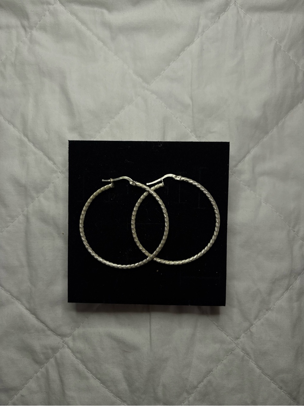925 Sterling sliver Hoop Earrings